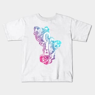 Dual Color Horus Ankh Kids T-Shirt